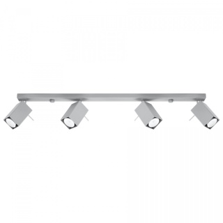 Plafon MERIDA 4L stal szary poczwórny regulowany oświetlenie sufitowe - Sollux Lighting