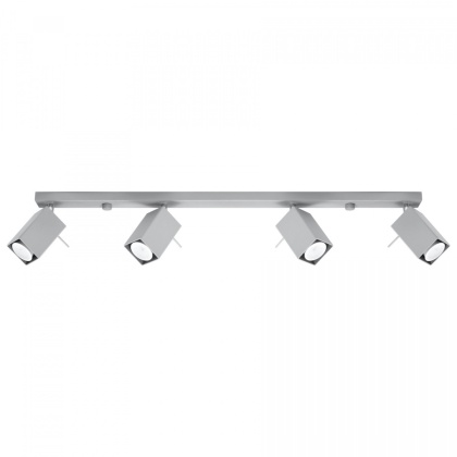 Plafon MERIDA 4L stal szary poczwórny regulowany oświetlenie sufitowe - Sollux Lighting