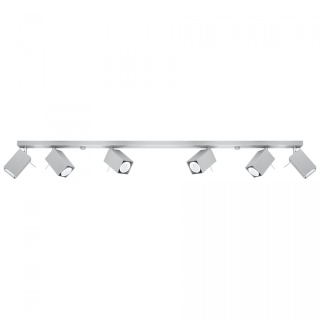 Plafon MERIDA 6L stal szary regulowany oświetlenie sufitowe - Sollux Lighting
