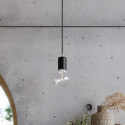 Kinkiet EDISON czarny lampa ścienna w stylu loft - Sollux Lighting