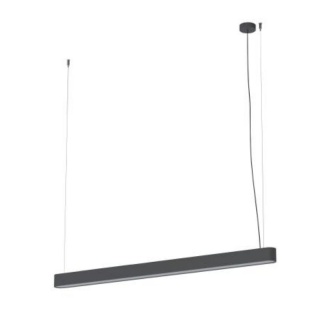 Lampa wisząca SOFT LED 120X6 grafitowa długa wąska podwieszana - Nowodvorski Lighting
