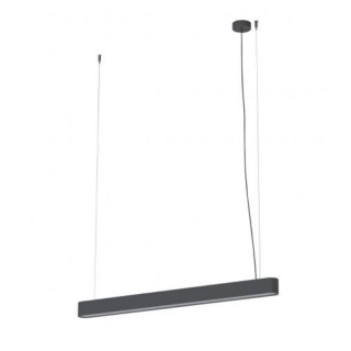 Lampa wisząca SOFT LED 90X6 grafitowa podłużna wąska podwieszana - Nowodvorski Lighting