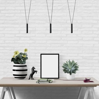 Lampa wisząca VIVA III NERO podwieszana - Orlicki Design