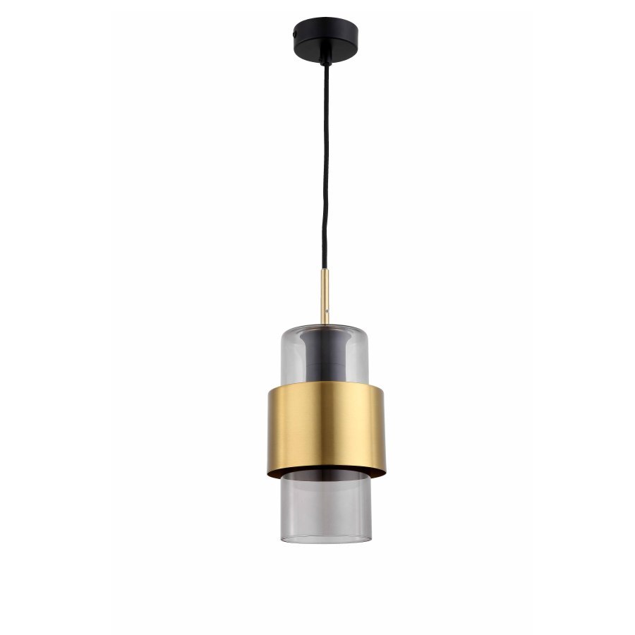 Lampa wisząca MIELE dymna złota długa - Light Prestige Lampa wisząca MIELE dymna złota długa - Light Prestige