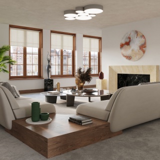 Plafon ARENA 35 szary okrągły - Sollux Lighting