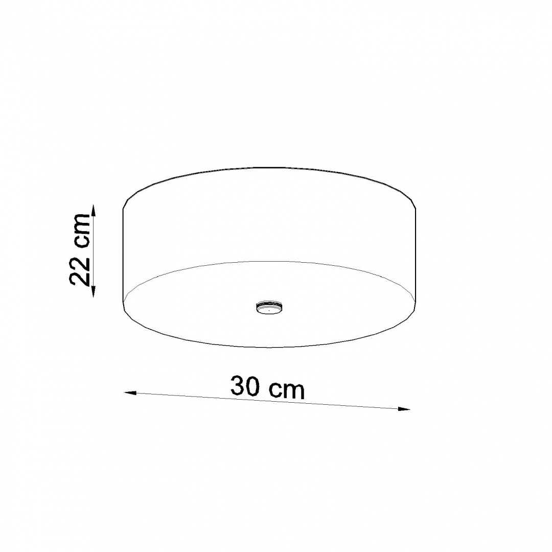 Plafon SKALA 30 biały - Sollux Lighting Plafon SKALA 30 biały - Sollux Lighting