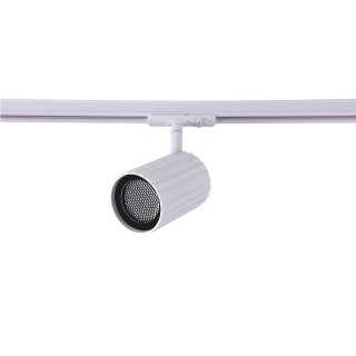 Reflektor szynowy TOKIO biały 1F ryflowany nowoczesny - Light Prestige