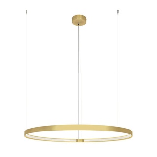 Lampa wisząca CIRCLE 98 złota świecąca obręcz ledowa - Moosee