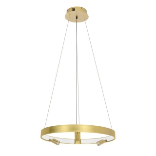 Lampa wisząca CIRCLE SPOT 60 GOLD złota obręcz ledowa - Moosee