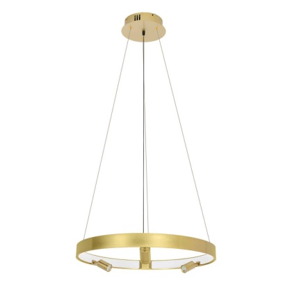 Lampa wisząca CIRCLE SPOT 60 GOLD złota obręcz ledowa - Moosee
