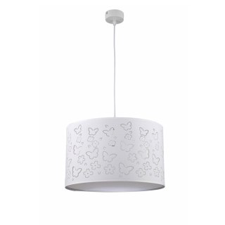Lampa wisząca FLOWERS biała dziecięca motylki - Light Prestige