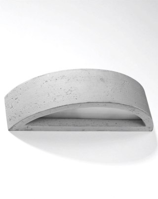 Kinkiet ATENA betonowy góra / dół szary - Sollux Lighting