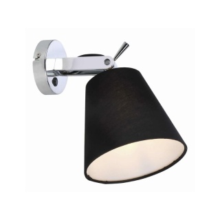 Kinkiet BALI czarny / chrom - Light Prestige