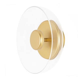 Kinkiet EDEN WALL złoty szklany LED - Moosee