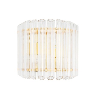 Kinkiet PALACE złoty kryształowy w pałacowym stylu - Moosee