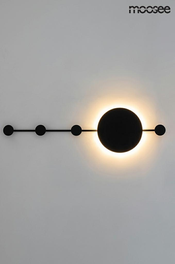 Kinkiet SHADOW HANG czarny z wieszakiem na ubrania - Moosee Kinkiet SHADOW HANG czarny z wieszakiem na ubrania - Moosee