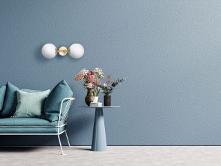 Kinkiet podwójny Dorado 2 złoty białe kuliste klosze - Light Prestige