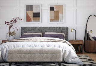 Lampa biurkowa MONO mosiężna nowoczesna regulowana - Nowodvorski Lighting