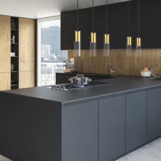 Lampa wisząca CYLINDER L mosiądz / transparentne szkło zwis - Nowodvorski Lighting