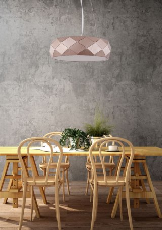 Lampa wisząca REUS złota elegancka E27 - Light Prestige