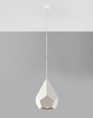 Lampa wisząca ceramiczna PAVLUS biała - Sollux Lighting