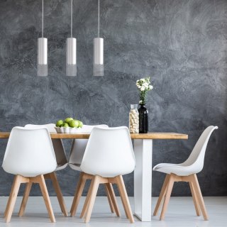 Lampa wisząca MANACOR 3 biały potrójny zwis - Light Prestige