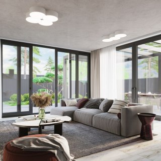 Plafon CIRCLE 1 biały nowoczesny okrągły - Sollux Lighting