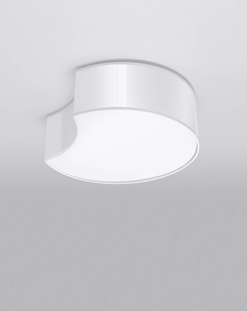 Plafon CIRCLE 1 biały nowoczesny okrągły - Sollux Lighting Plafon CIRCLE 1 biały nowoczesny okrągły - Sollux Lighting