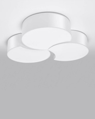 Plafon CIRCLE 3B biały nowoczesny potrójny - Sollux Lighting