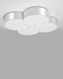 Plafon CIRCLE 4 biały nowoczesny poczwórny okrągły - Sollux Lighting