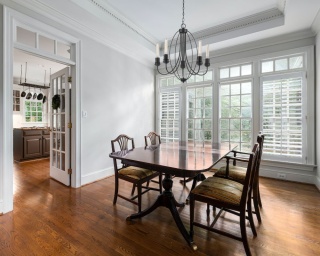 Żyrandol CANARIA 5 czarny w klasycznym stylu - Light Prestige