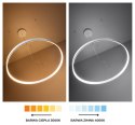 Lampa wisząca RIO 55 biała LED 3000K obręcz pierścień - Thoro