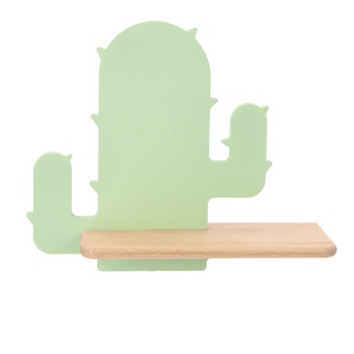 Kinkiet lampka LED z półką CACTUS zielony kaktus - Candellux Lighting
