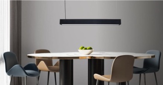 Lampa wisząca IBROS średni czarny 18W 3000K IP20 LED - Light Prestige