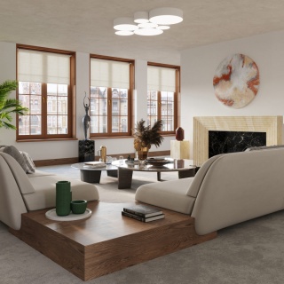 Plafon ARENA 35 biały okrągły - Sollux Lighting