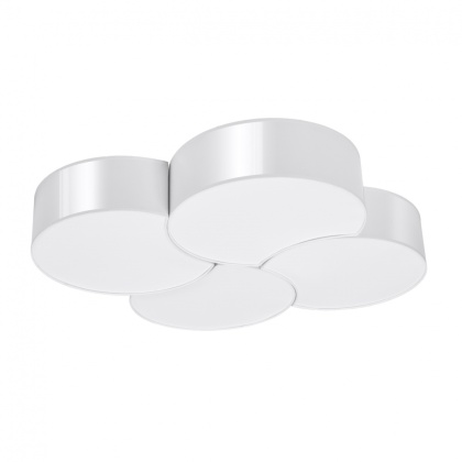 Plafon CIRCLE 4 biały nowoczesny poczwórny okrągły - Sollux Lighting