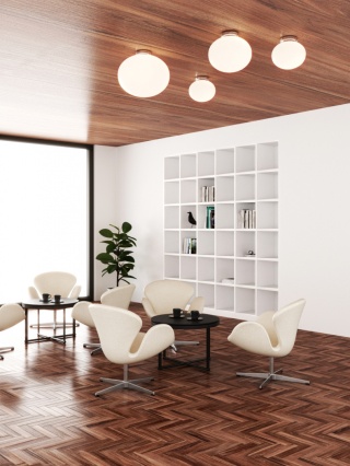 Plafon PALLA 30 szklany okrągły - Orlicki Design