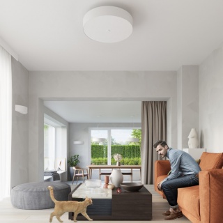 Plafon SKALA 30 biały - Sollux Lighting