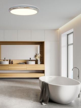 Plafon PIATTO GOLD 60 okrągły złoty LED 3000K - Orlicki Design