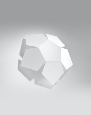 Kinkiet ścienny PENTA biały dekoracyjny - Sollux Lighting