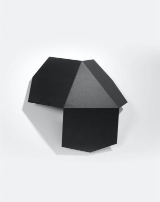 Kinkiet stalowy TRE czarny dekoracyjny - Sollux Lighting