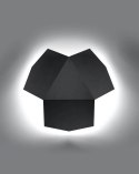Kinkiet stalowy TRE czarny dekoracyjny - Sollux Lighting