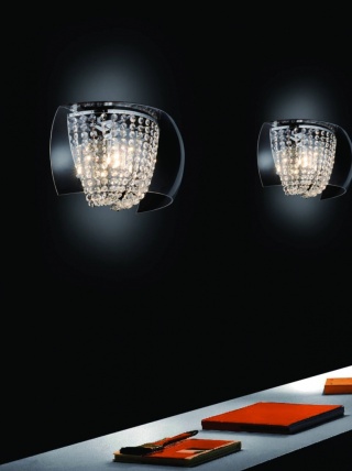 Kinkiet kryształowy LEXUS PARETTE CLARO - Orlicki Design