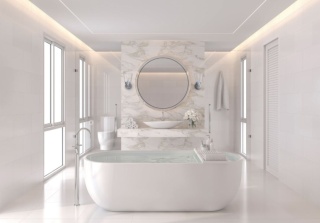 Kinkiet łazienkowy BALI chrom / transparentne szkło - Nowodvorski Lighting