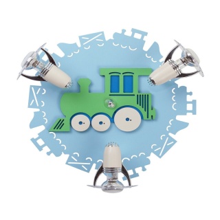 Kinkiet plafon dziecięcy TRAIN III lampka nocna dla chłopca lub dziewczynki - Nowodvorski Lighting