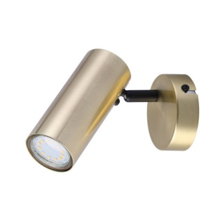 Kinkiet spot COLLY mosiądz regulowany do czytania - Candellux Lighting