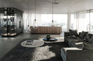 System Cameleon - szklany klosz CAMELEON PEAR L transparentny / czarny - Nowodvorski Lighting