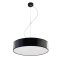 Lampa wisząca ARENA 45 czarna z okrągłym abażurem - Sollux Lighting