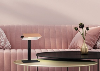 Lampa biurkowa BANKIER czarno-miedziana gabinetowa elegancka - Candellux Lighting