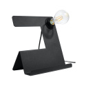 Lampa biurkowa INCLINE czarna industrialna - Sollux Lighting